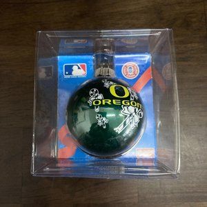 Oregon Green MLB Baseball Glass Ball Christmas Ornament